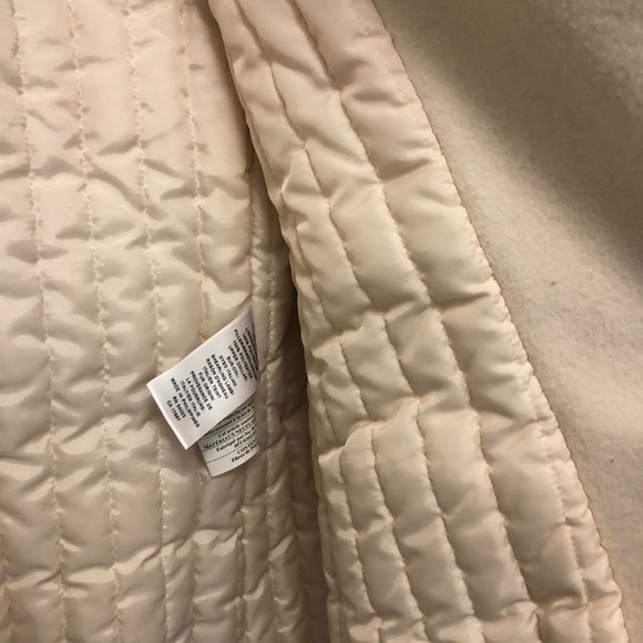 Cream wool banana republic coat - Picture 4 of 4